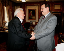 Добреньков В.И. и посол Сирии Риад Хаддад
